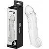 Addicted Toys - návlek na penis s krúžkom na semenníky - 27 cm - priehľadný Addicted Toys - návlek na penis s krúžkom na semenníky - 27 cm - priehľadný