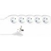 Predlžovací kábel EMOS Predlžovací kábel - 5 zásuviek, 5m, 3x 1,5mm2, biely (1902050508) Predlžovací kábel EMOS Predlžovací kábel - 5 zásuviek, 5m, 3x 1,5mm2, biely (1902050508)