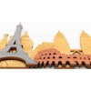 Monumenty (Pamiatky) 25ks - Veľké pre 3D drevenú mapu na stenu 105 x 25 cm Monumenty (Pamiatky) 25ks - Veľké pre 3D drevenú mapu na stenu 105 x 25 cm