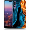 Picasee silikónový čierny obal pre Huawei P20 Pro - Gold blue Picasee silikónový čierny obal pre Huawei P20 Pro - Gold blue