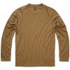 Brandit Pánske rýchloschnúce tričko s dlhým rukávom Quick Dry, camel - 7XL Brandit Pánske rýchloschnúce tričko s dlhým rukávom Quick Dry, camel - 7XL