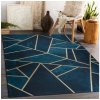 Sammer Tyrkysovo-zlatý koberec prateľný protišmykový geometrický vzor rôzne veľkosti ANDRE I120 160 x 220 cm Sammer Tyrkysovo-zlatý koberec prateľný protišmykový geometrický vzor rôzne veľkosti ANDRE I120 160 x 220 cm