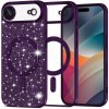 Techsuit - Luxury Glitter MagSafe ochranný obal na iPhone 17 Air – tmavofialový Techsuit - Luxury Glitter MagSafe ochranný obal na iPhone 17 Air – tmavofialový