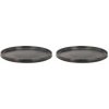 Čierne dezertné taniere v súprave 2 ks ø 20.8 cm Fjord - Villa Collection Čierne dezertné taniere v súprave 2 ks ø 20.8 cm Fjord - Villa Collection