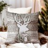 Vianočná gobelínová obliečka na vankúš Jeleň hnedý 42x42 cm Chenille IT027 Vianočná gobelínová obliečka na vankúš Jeleň hnedý 42x42 cm Chenille IT027