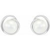 Eppi Elegantné perlové náušnice Colton E37458