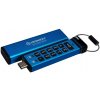 Kingston Ironkey Keypad 200C/128GB/USB 3.0/USB-C/Modrá Kingston Ironkey Keypad 200C/128GB/USB 3.0/USB-C/Modrá