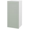 Dreja Horna kúpeľňová skrinka PORTO SYD 50 - L01 Biela vysoký lesk / Úchytka T00 / L20 Mint Grey vysoký lesk / Levé Dreja Horna kúpeľňová skrinka PORTO SYD 50 - L01 Biela vysoký lesk / Úchytka T00 / L20 Mint Grey vysoký lesk / Levé
