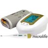 MICROLIFE TLAKOMER BP 3AG1 na rameno s adaptérom 1 ks + teplomer zlatý 1 set MICROLIFE TLAKOMER BP 3AG1 na rameno s adaptérom 1 ks + teplomer zlatý 1 set