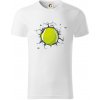 Tenisová loptička v triku - Tričko z organickej bavlny - 2XL ( Biela ) Tenisová loptička v triku - Tričko z organickej bavlny - 2XL ( Biela )