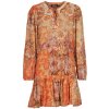 Desigual Krátke šaty BOHOSHORT Oranžová Desigual Krátke šaty BOHOSHORT Oranžová