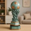 Futbal Víťazná trofej na podstavci s vlastným textom: 30 cm