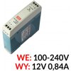 MDR-10-12 - Napájací zdroj 12V DC / 0,84A na DIN lištu - Mean Well MDR-10-12 - Napájací zdroj 12V DC / 0,84A na DIN lištu - Mean Well