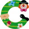 Sevi Trudi písmenko Klaun zelené C Sevi Trudi písmenko Klaun zelené C