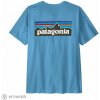 Patagonia P-6 Logo tričko, shore blue L Patagonia P-6 Logo tričko, shore blue L