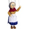 Drevená marioneta Babička, 35 cm Drevená marioneta Babička, 35 cm