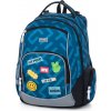 Školský ruksak Oxybag STICKERS Modrá,Mix Školský ruksak Oxybag STICKERS Modrá,Mix