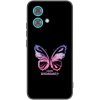 Picasee silikónový čierny obal pre Motorola Edge 40 Neo - Diamanty Purple Picasee silikónový čierny obal pre Motorola Edge 40 Neo - Diamanty Purple