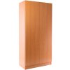 Lenza Drevená šatníková skriňa Visio, 90 x 45 x 185 cm, cylindrický zámok, buk Lenza Drevená šatníková skriňa Visio, 90 x 45 x 185 cm, cylindrický zámok, buk
