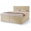 Čalúnená boxspring posteľ Magic - béžová Rozmer: 140x200 Čalúnená boxspring posteľ Magic - béžová Rozmer: 140x200