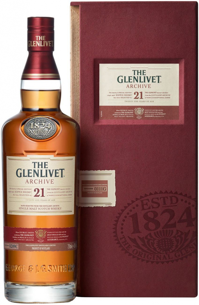 The Glenlivet Archive 21y 43% 0,7 l (kazeta)