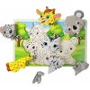 Rappa Drevené puzzle zvieratká, 8 dielikov Rappa Drevené puzzle zvieratká, 8 dielikov