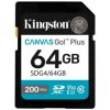 Kingston Canvas Go Plus/SDXC/64GB/UHS-I U3 / Class 10 SDG4/64GB Kingston Canvas Go Plus/SDXC/64GB/UHS-I U3 / Class 10 SDG4/64GB