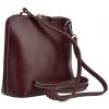 NovaKabelka.sk Grana Bordo kožená talianska crossbody kabelka fialová NovaKabelka.sk Grana Bordo kožená talianska crossbody kabelka fialová