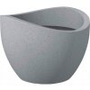 Kvetináč plast sivý Scheurich 30 cm x 30 cm x 22 cm Kvetináč plast sivý Scheurich 30 cm x 30 cm x 22 cm