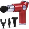 Blueidea X1 2151 Mini masážna pištoľ so 4 nástavcami, nabíjateľná, červená Blueidea X1 2151 Mini masážna pištoľ so 4 nástavcami, nabíjateľná, červená