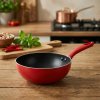 TESCOMA Presto Mini 16 cm červená - panvica / wok nepriľnavý TESCOMA Presto Mini 16 cm červená - panvica / wok nepriľnavý