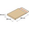 Papierové obálky S – 250x350x50mm, 25 ks Papierové obálky S – 250x350x50mm, 25 ks
