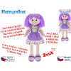 Mikro trading Panenka Nanynka - česky mluvící a zpívající - 50 cm - fialová Mikro trading Panenka Nanynka - česky mluvící a zpívající - 50 cm - fialová