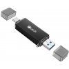 C-TECH čtečka karet UCR-02-AL, USB 3.0 TYPE A/ TYPE C, SD/micro SD C-TECH čtečka karet UCR-02-AL, USB 3.0 TYPE A/ TYPE C, SD/micro SD