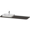 Doska pod umývadlo DURAVIT Happy D.2 Plus orech kefovaný 1600 x 550 S výrezom Doska pod umývadlo DURAVIT Happy D.2 Plus orech kefovaný 1600 x 550 S výrezom