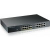ZyXEL GS1915-24EP, 24-port GbE, 12 port PoE, 130 Watt 802.3at, rackmount, fanless, Smart hybrid mode Switch, stand GS1915-24EP-EU0101F ZyXEL GS1915-24EP, 24-port GbE, 12 port PoE, 130 Watt 802.3at, rackmount, fanless, Smart hybrid mode Switch, stand GS1915-24EP-EU0101F