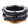 2022 New Design High Precision Lens Adapter Mount, NIK-FX IV PRO K&F Concept 2022 New Design High Precision Lens Adapter Mount, NIK-FX IV PRO K&F Concept