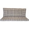 Poduška na záhradnú hojdačku 120 cm - látka Antik kocka Poduška na záhradnú hojdačku 120 cm - látka Antik kocka