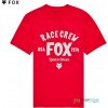 Fox Slogan Premium ss tee flame red, červená, L Fox Slogan Premium ss tee flame red, červená, L