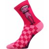 Ponožky detské Boma Lichožrúti K - ružové, Ponožky detské Boma Lichožrúti K - ružové,