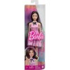 Barbie Modelka kockované šaty HRH21