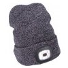 Extol Light 43462 čiapka s čelovkou 4x45lm, USB nabíjanie, šedá / čierna, univerzálna veľkosť Extol Light 43462 čiapka s čelovkou 4x45lm, USB nabíjanie, šedá / čierna, univerzálna veľkosť