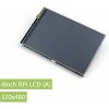 Waveshare 4,0 palcový RPi LCD displej (A), 480x320 rezistívny Waveshare 4,0 palcový RPi LCD displej (A), 480x320 rezistívny