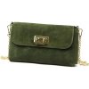 Dámska kožená kabelka cez rameno Luka 25-001 zelená 22 x 12,5 x 6 cm Dámska kožená kabelka cez rameno Luka 25-001 zelená 22 x 12,5 x 6 cm