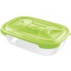 Tontarelli Nuvola Box 1,15 l obdĺžnikový transparetný/zelený Tontarelli Nuvola Box 1,15 l obdĺžnikový transparetný/zelený