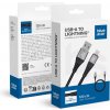 Kábel Blue Star Braided Cable 2,4A USB A to Lightning Tfk-Dc-003 1,2 M Black Kábel Blue Star Braided Cable 2,4A USB A to Lightning Tfk-Dc-003 1,2 M Black