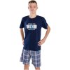 Chlapčenské pyžamo Bettymode SKATE STREET BLUE krátky rukáv, 176 Chlapčenské pyžamo Bettymode SKATE STREET BLUE krátky rukáv, 176