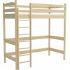 Wilsondo Drevená vyvýšená detská posteľ Tally 90x200 - borovica Wilsondo Drevená vyvýšená detská posteľ Tally 90x200 - borovica