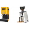 Gaggia Classic E24 BC, yellow + Eureka Mignon Zero 65 Speedy, CR white Gaggia Classic E24 BC, yellow + Eureka Mignon Zero 65 Speedy, CR white