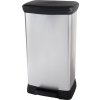 Curver Deco Bin Duo 23 l + 23 l strieborný